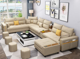 GV509 – Sofa vải cho phòng khách rộng