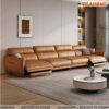 Sofa văng da màu nâu đa năng SFV444